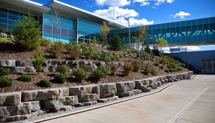 Rosetta Airport Retaining Walls Inspired By Wings